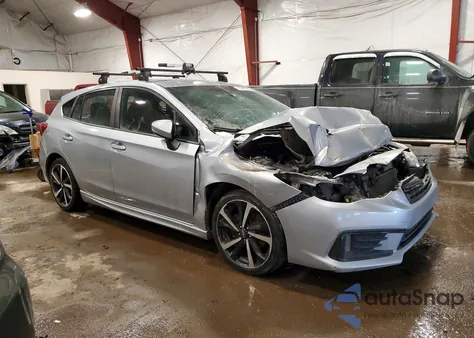 2021 Subaru Impreza Sport z USA, uszkodzony, nr VIN 4S3GTAL6XM3703184